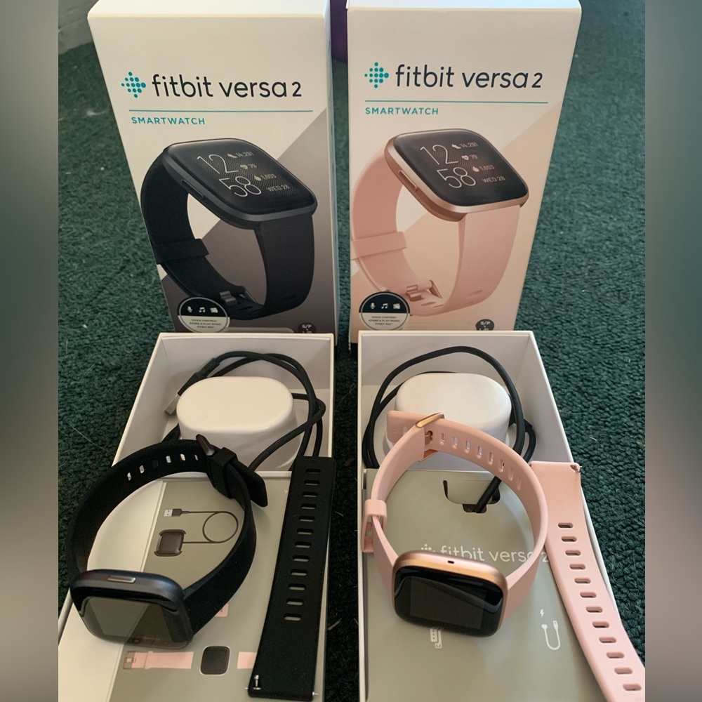 TWO BRAND NEW Fitbit Versa Watches